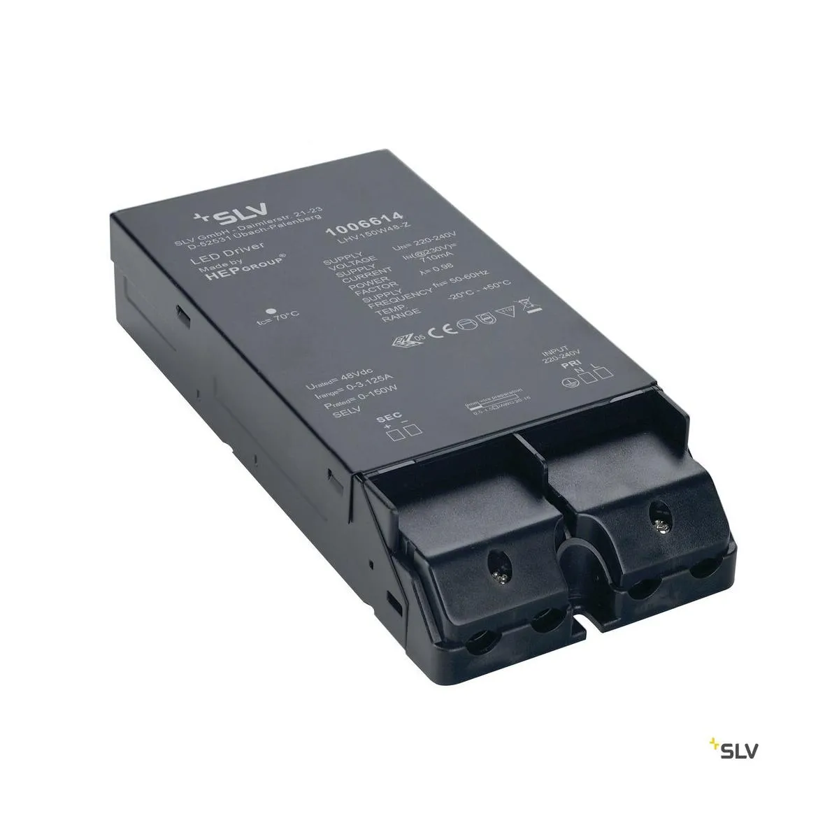 LED Netzteil, 48V 150W schwarz