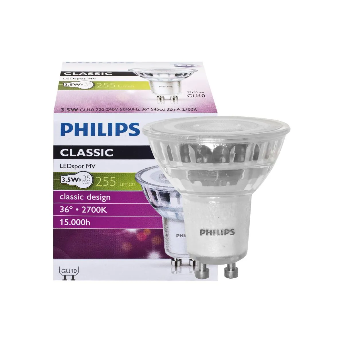 LED-Reflektorlampe 3,5W 255lm PAR16 COREPRO LEDSPOT GU10 2700K