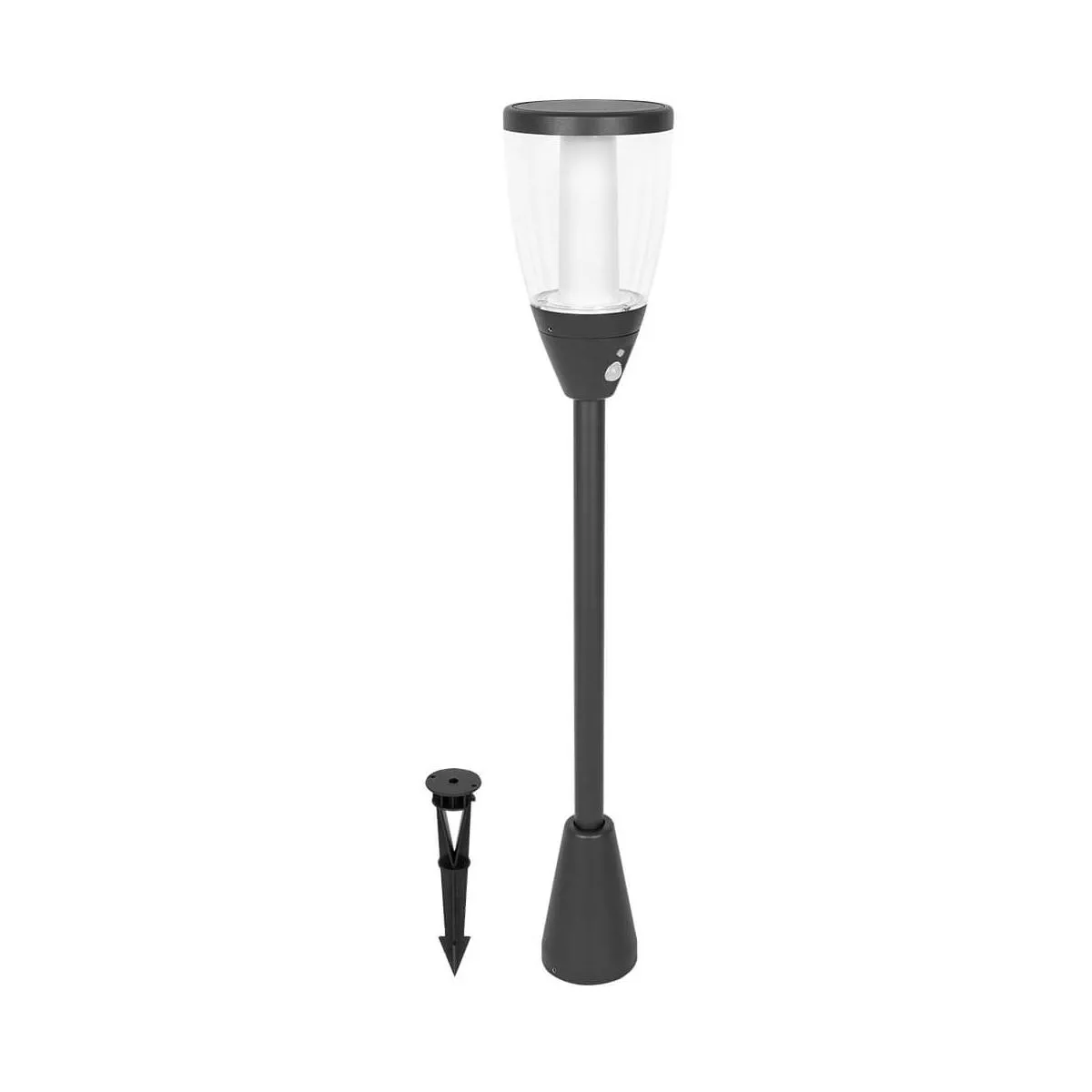 LED-Solarstandleuchte LED/2W mit IR-Sensor