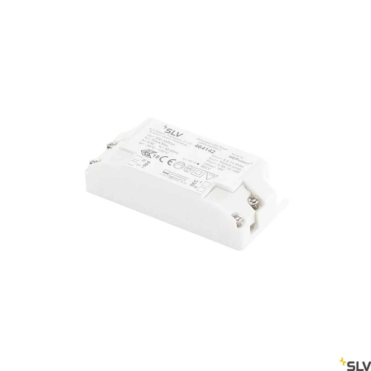 LED-TREIBER, 10,5W, 700mA, inkl. Zugentlastung, dimmbar