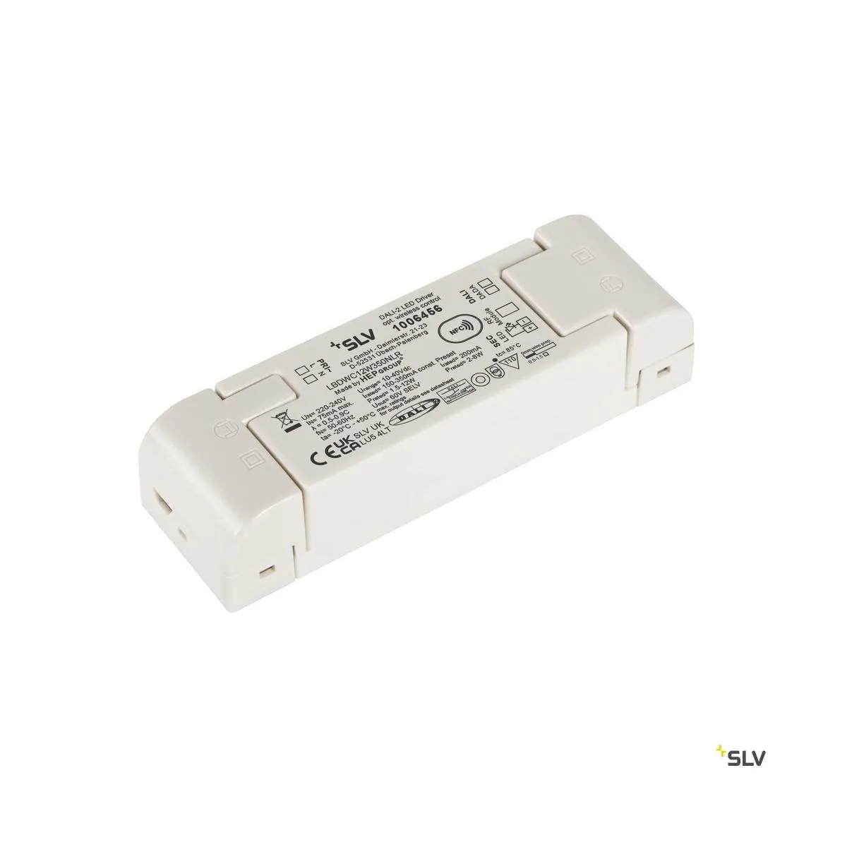 LED Treiber, 25W 150-300mA DALI dimmbar mit RF-Schnittstelle weiß