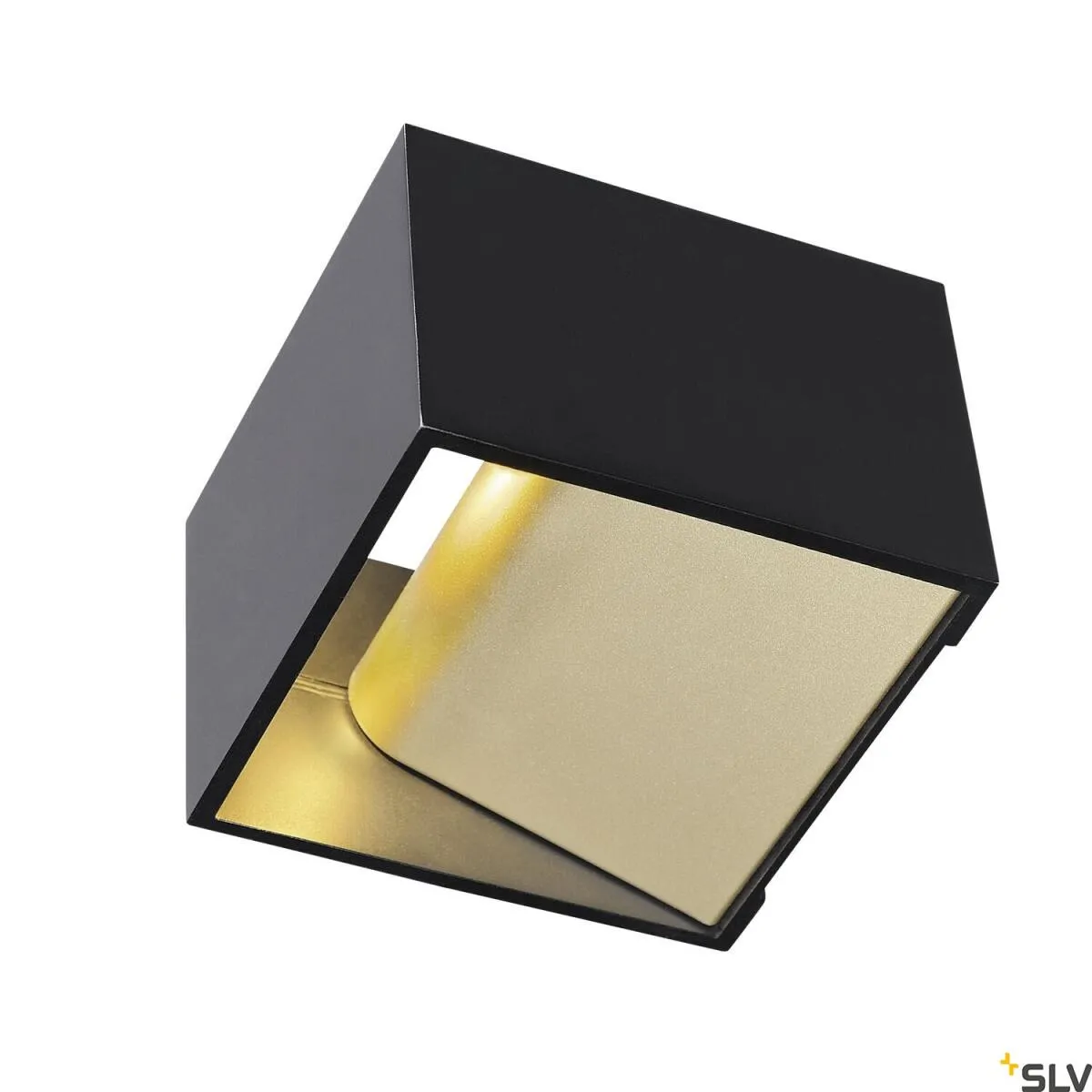 LOGS IN, Wandleuchte, LED, 2000K-3000K Dim to Warm, schwarz/messing