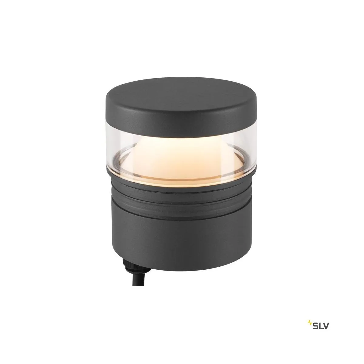 M-POL S Polehead 360°, entblendet, Leuchtenkopf, anthrazit, 10W, 750lm, 2700K, CRI80