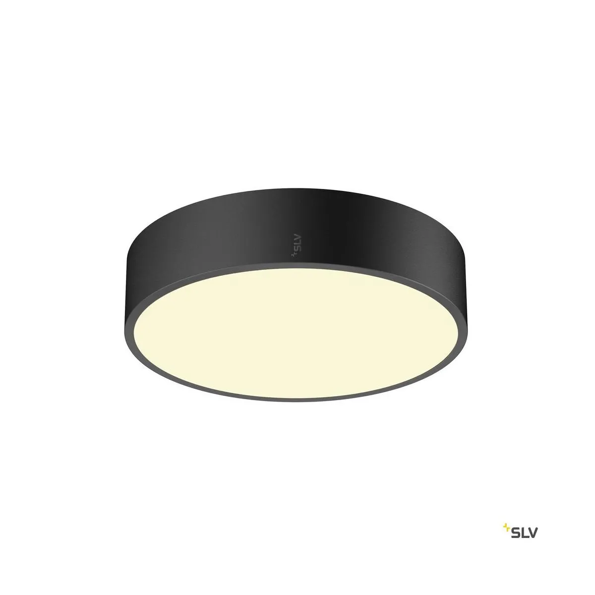 MEDO® PRO 30, Wand- und Deckenaufbauleuchte, rund, 3000/4000K, 10W, Phasenabschnitt, 110°, schwarz