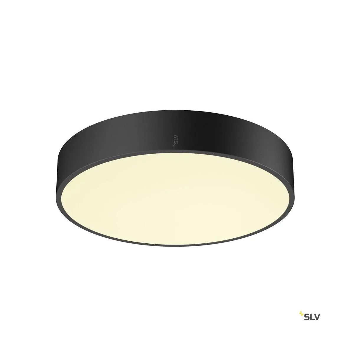 MEDO® PRO 40, Wand- und Deckenaufbauleuchte, rund, 3000/4000K, 19W, DALI, Touch, 80°, UGR<19, schwarz