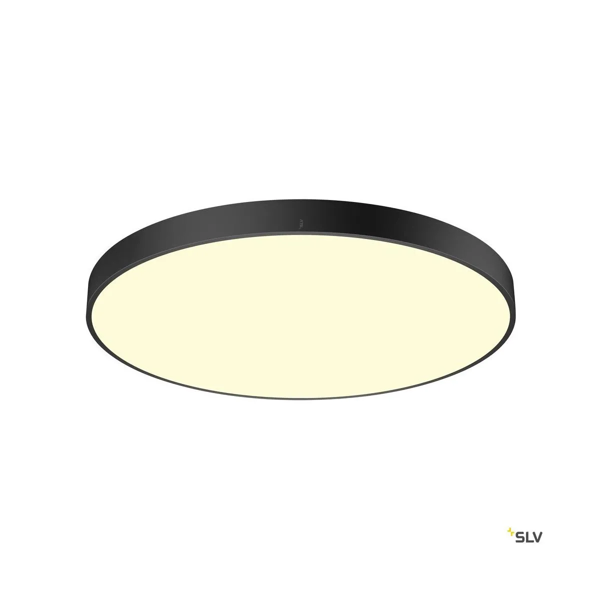 MEDO® PRO 90, Deckenaufbauleuchte, rund, 3000/4000K, 74W, Phasenabschnitt, 110°, schwarz