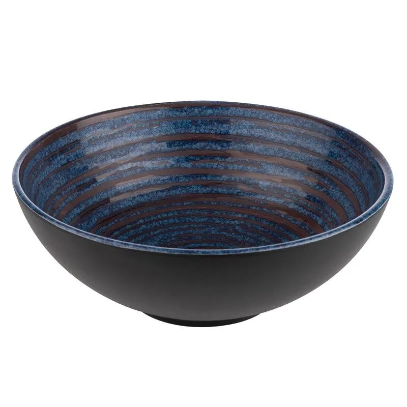Melamin Schale LOOPS, Farbe: blau/grau, Ø 24 cm, H: 9 cm