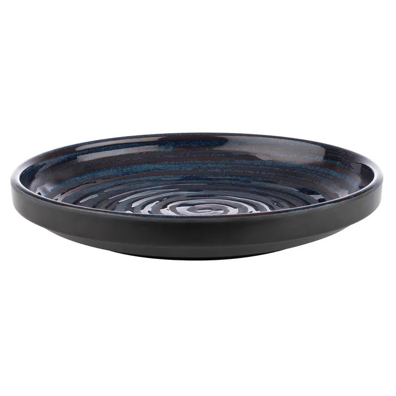 Melamin Teller LOOPS, Farbe: blau/grau, Ø 23 cm, H: 3,5 cm