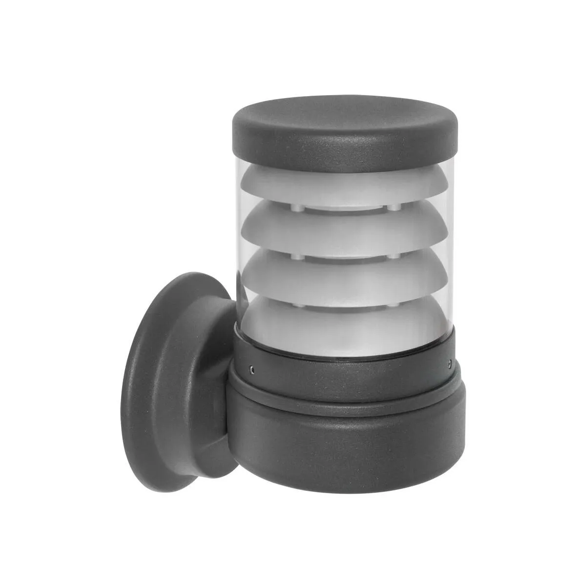 moderne Außenwandleuchte graphit grau E27