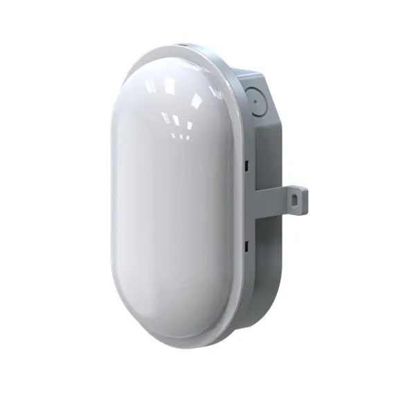 Megatron LED-Ovalleuchte ZELLA NEO mit HF-Sensor 8.0 / 6.2 W grau - 3000K / 4000K