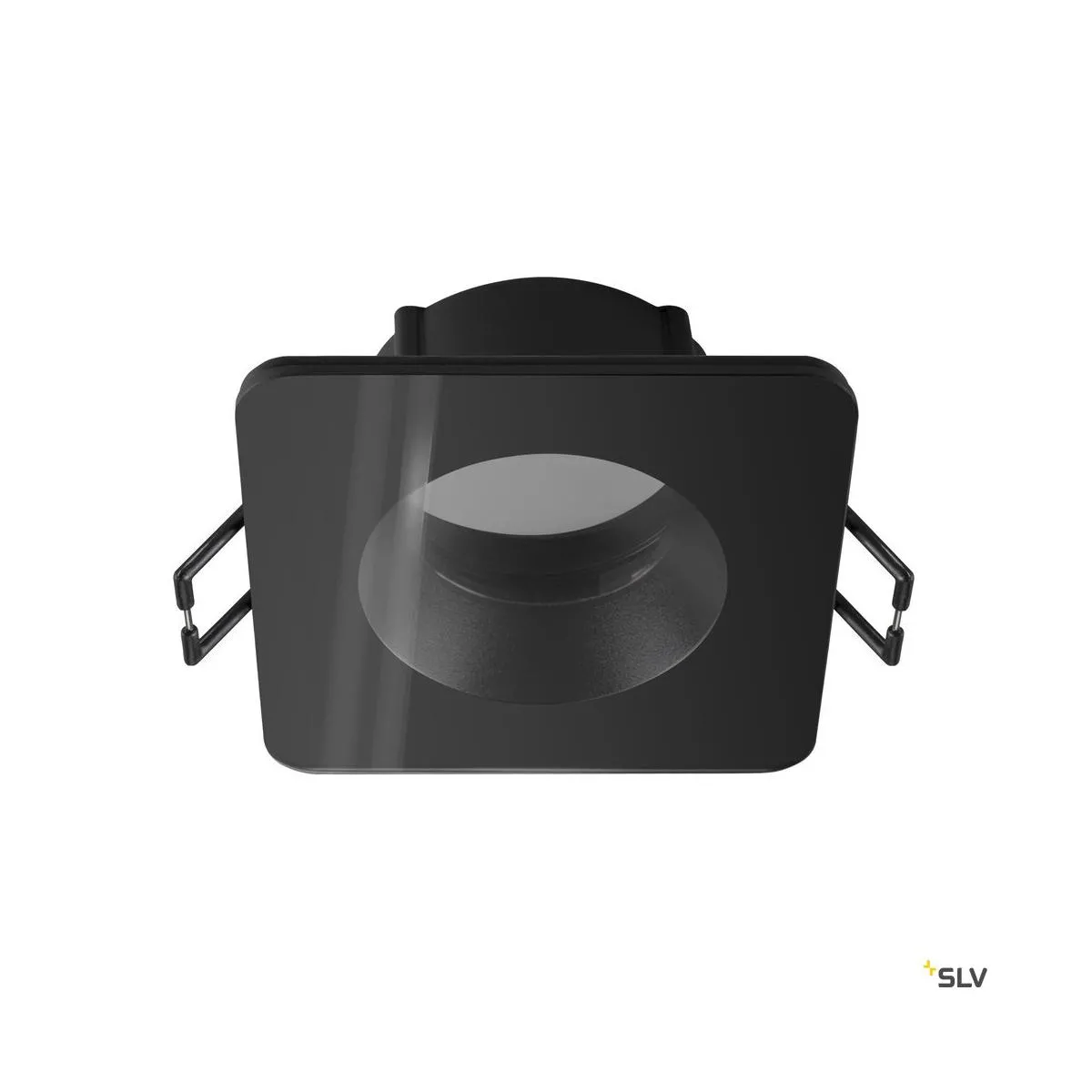 NEW TRIA® 68, Deckeneinbauring, L: 8.3 B: 8.3 H: 3.55 cm, IP 65, inkl. Glas, schwarz