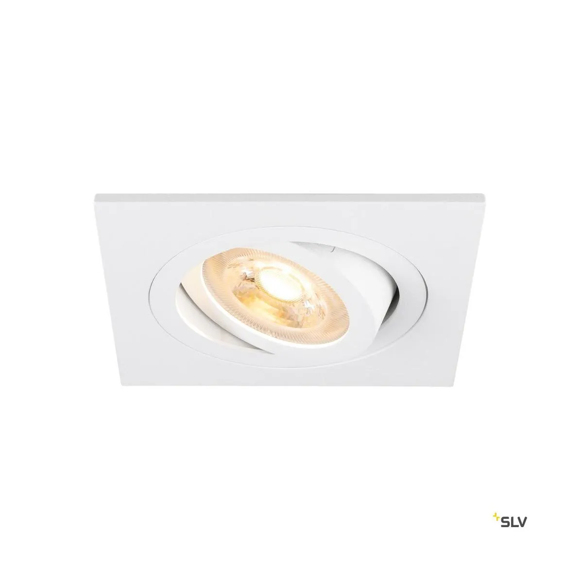 NEW TRIA® 75, Deckeneinbauleuchte, quadratisch, max. 10W GU10, weiß