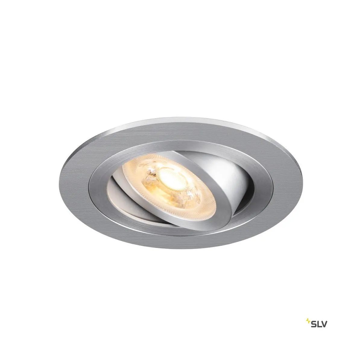 NEW TRIA® 75, Deckeneinbauleuchte, rund, max. 10W GU10, aluminium