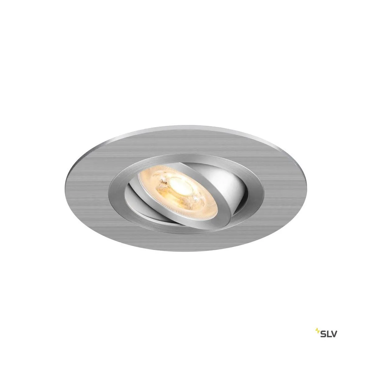 NEW TRIA® 75 XL, Deckeneinbauleuchte, rund, max. 10W, GU10, aluminium