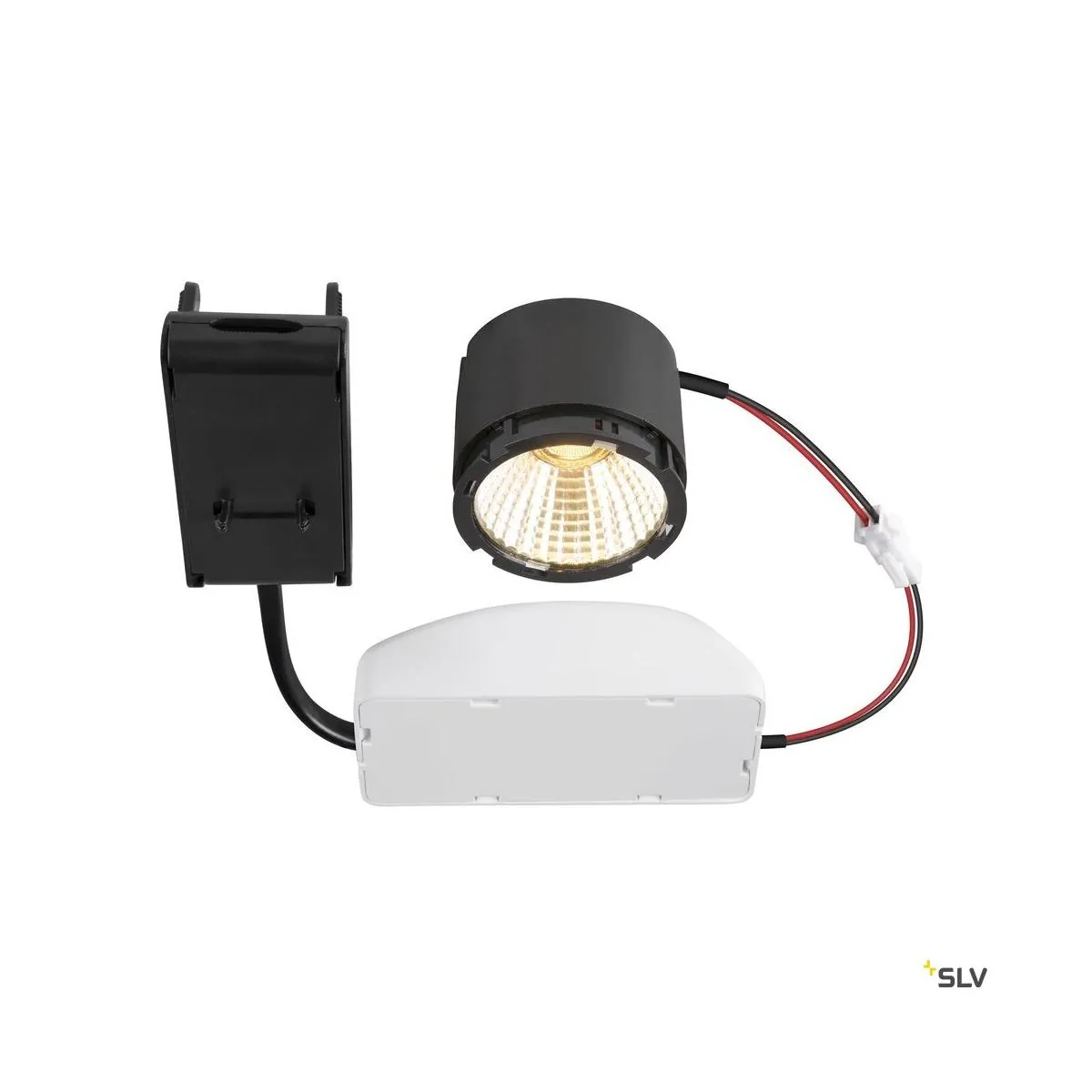 NEW TRIA®, LED-Modul, rund, 1800-3000K, 38°, PHASE, schwarz