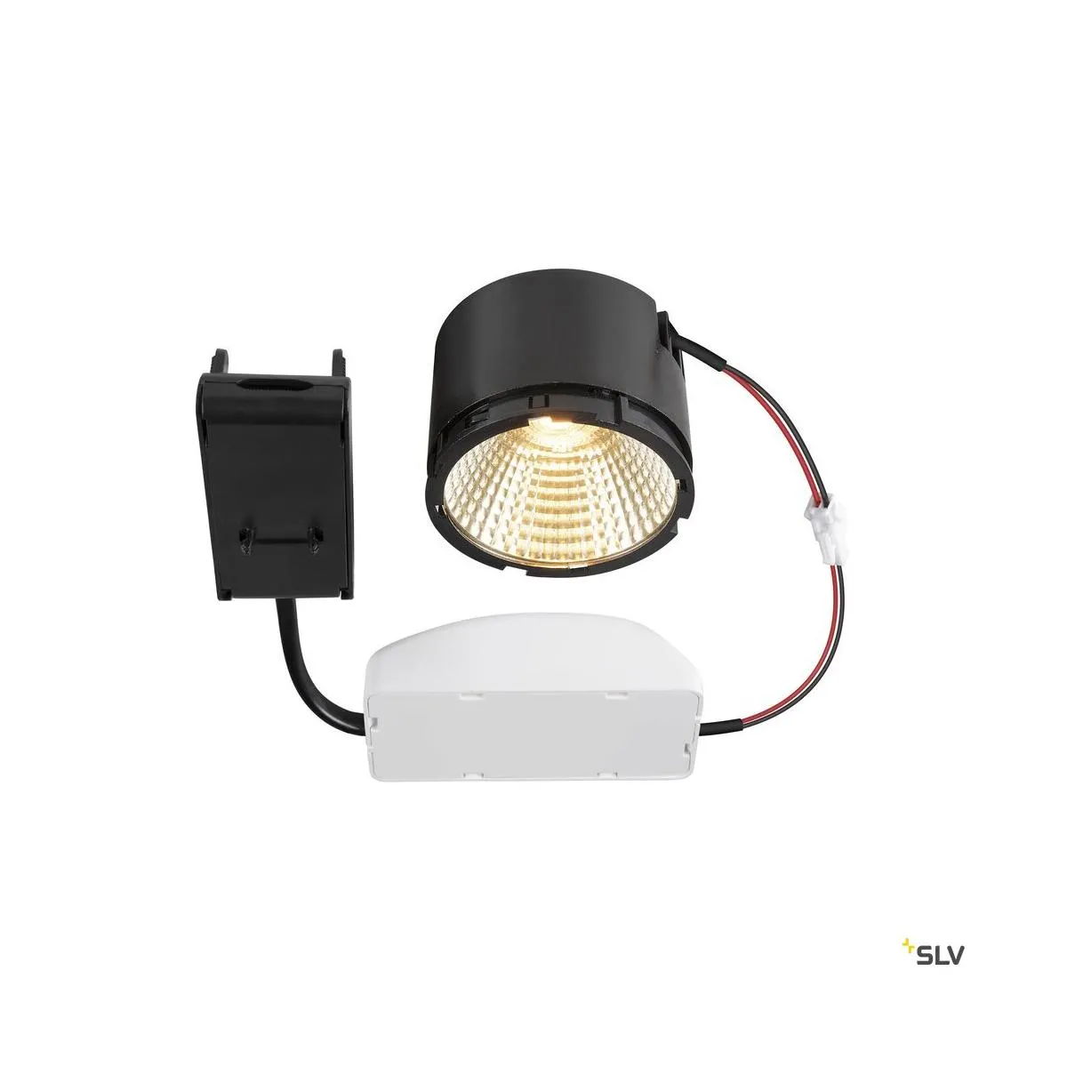 NEW TRIA®, LED-Modul, rund, 3000K, 38°, PHASE, schwarz