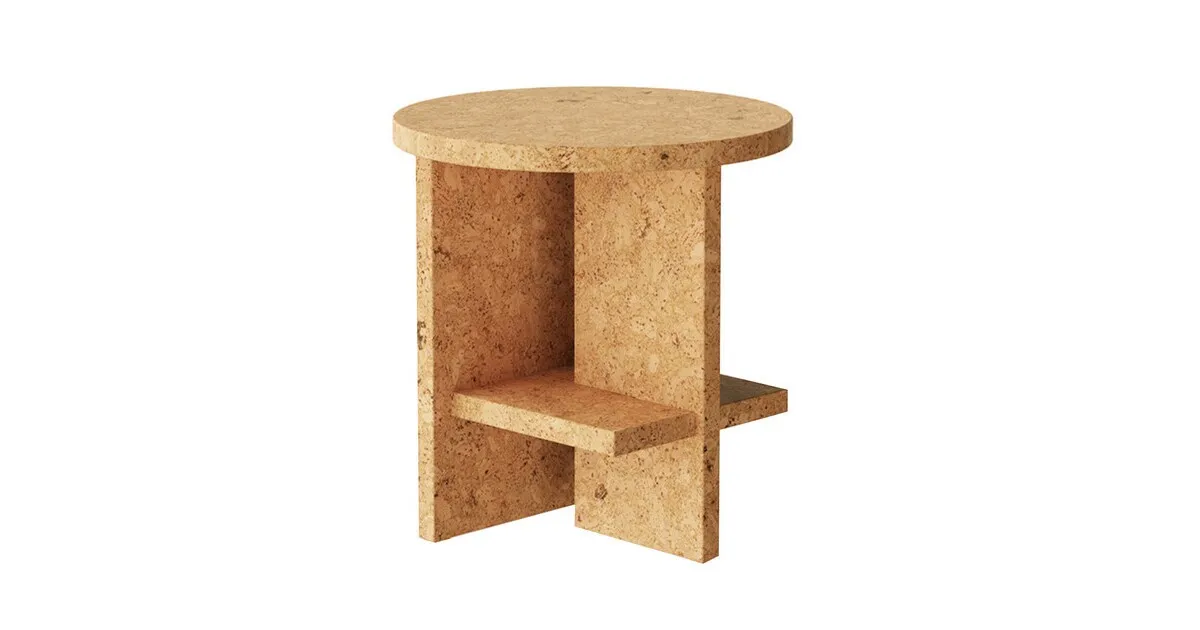 Tee Beistelltisch Kork