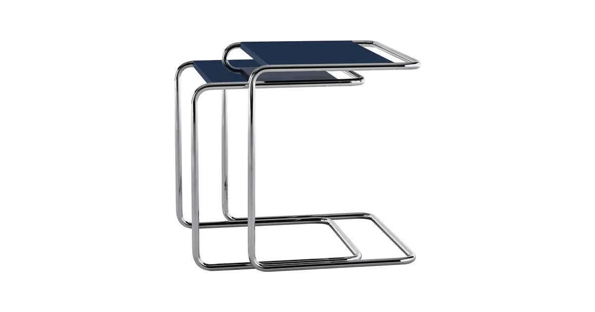 JS. THONET a personal Interpretation by Jil Sander B 97 Serious Beistelltisch 2er Set