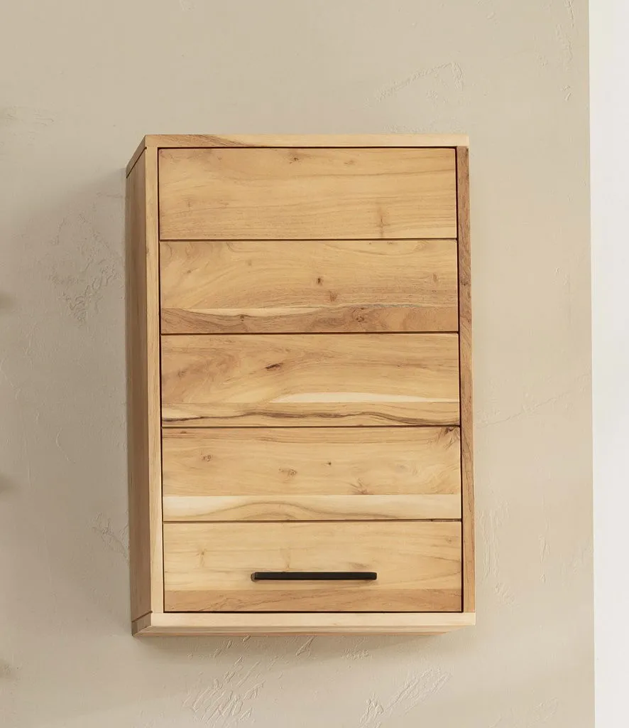 Badoberschrank 40x60cm 'Albany' Akazie massiv lackiert