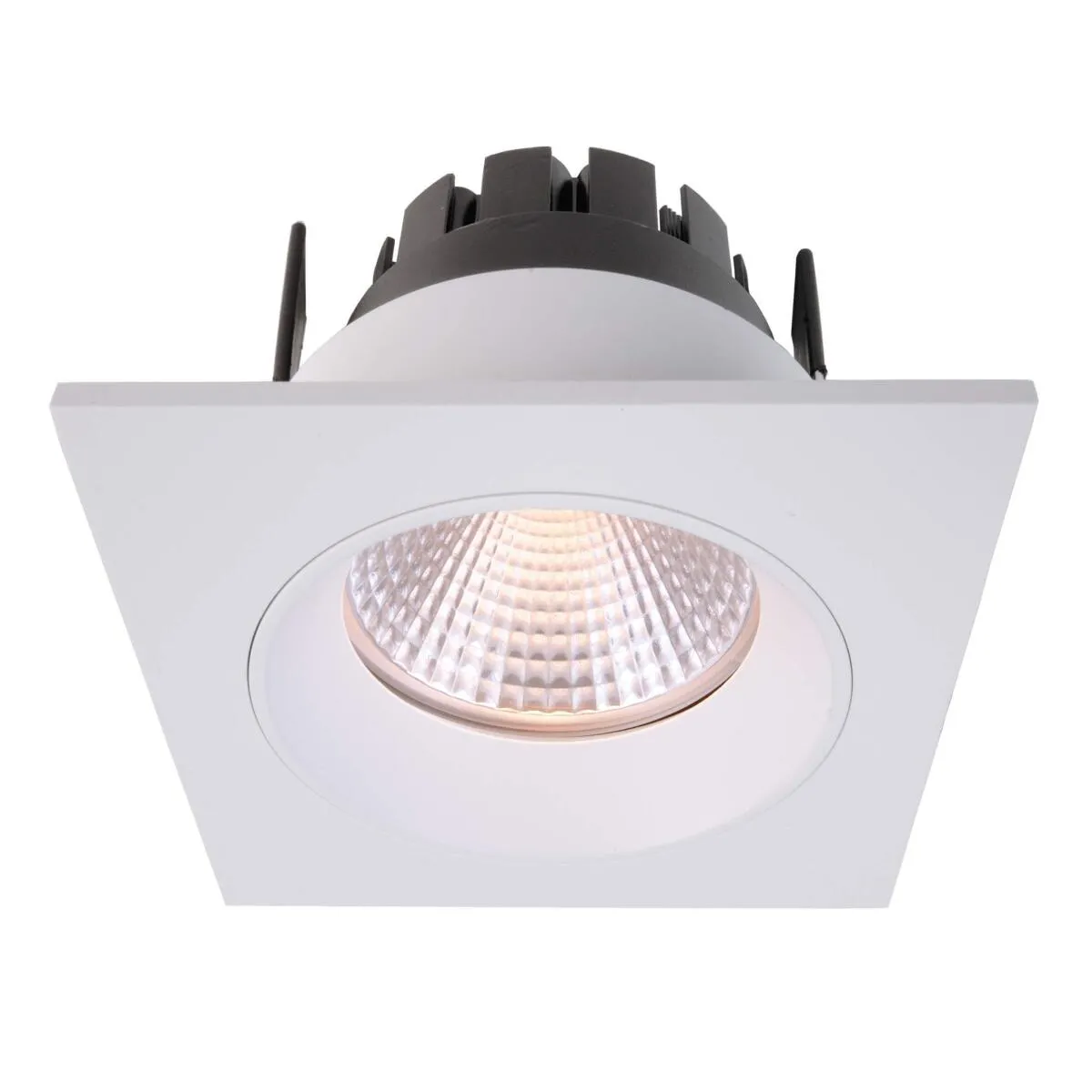 Orionis Einbaustrahler LED 6,5W eckig weiß 7,8x7,8 cm dimmbar 2700K