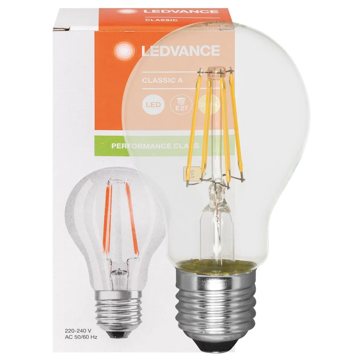 Osram LED-Leuchtmittel PRFCLA40 4W 827 E27 360° 470lm