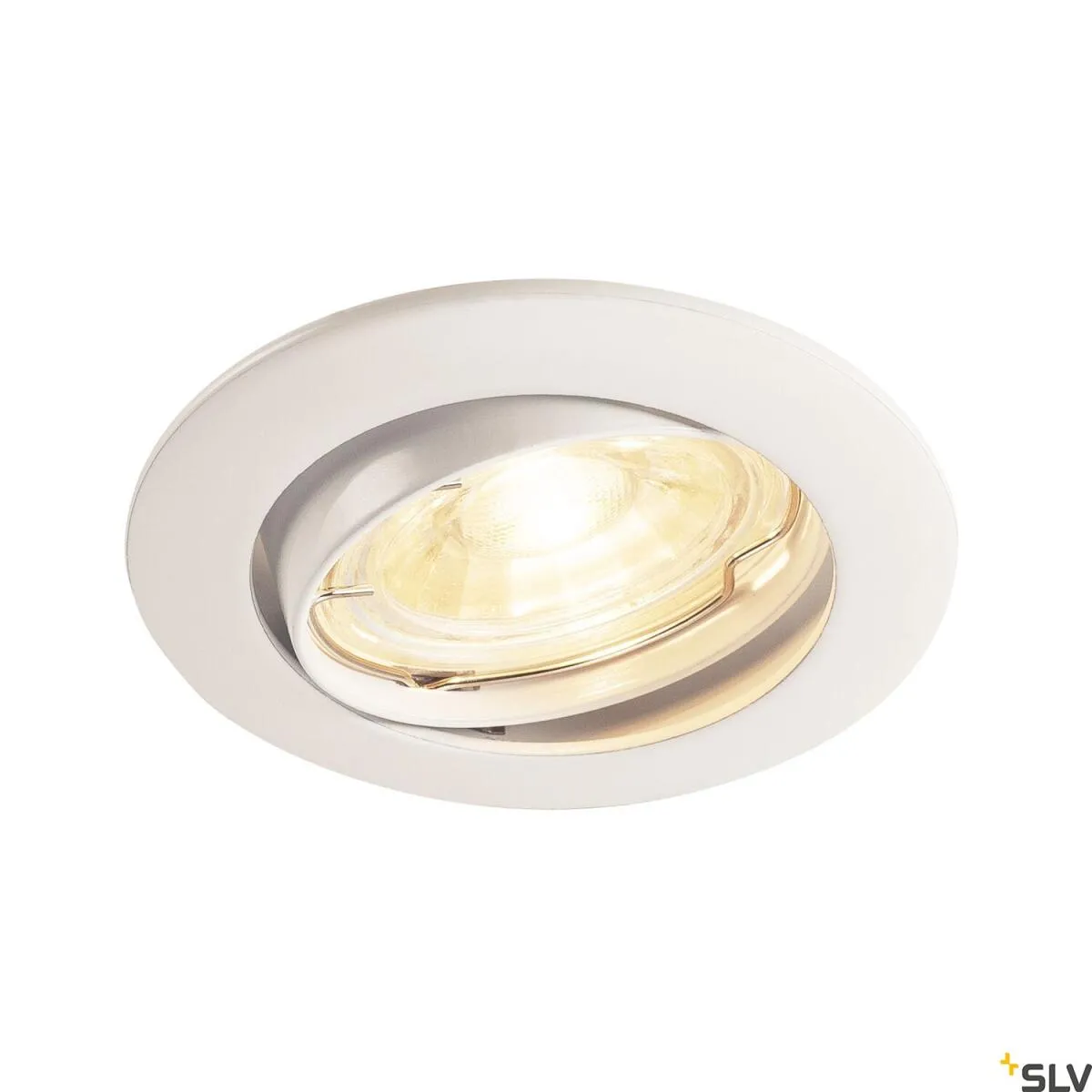 PIKA, Deckeneinbauleuchte, QPAR51, schwenkbar, weiß, max. 50W