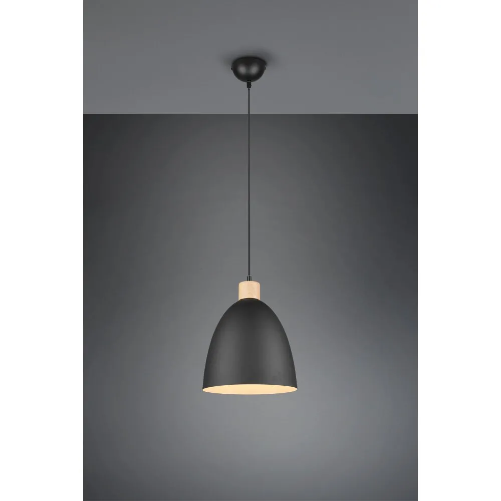 Reality Jagger Pendelleuchte Schwarz, 1-flammig