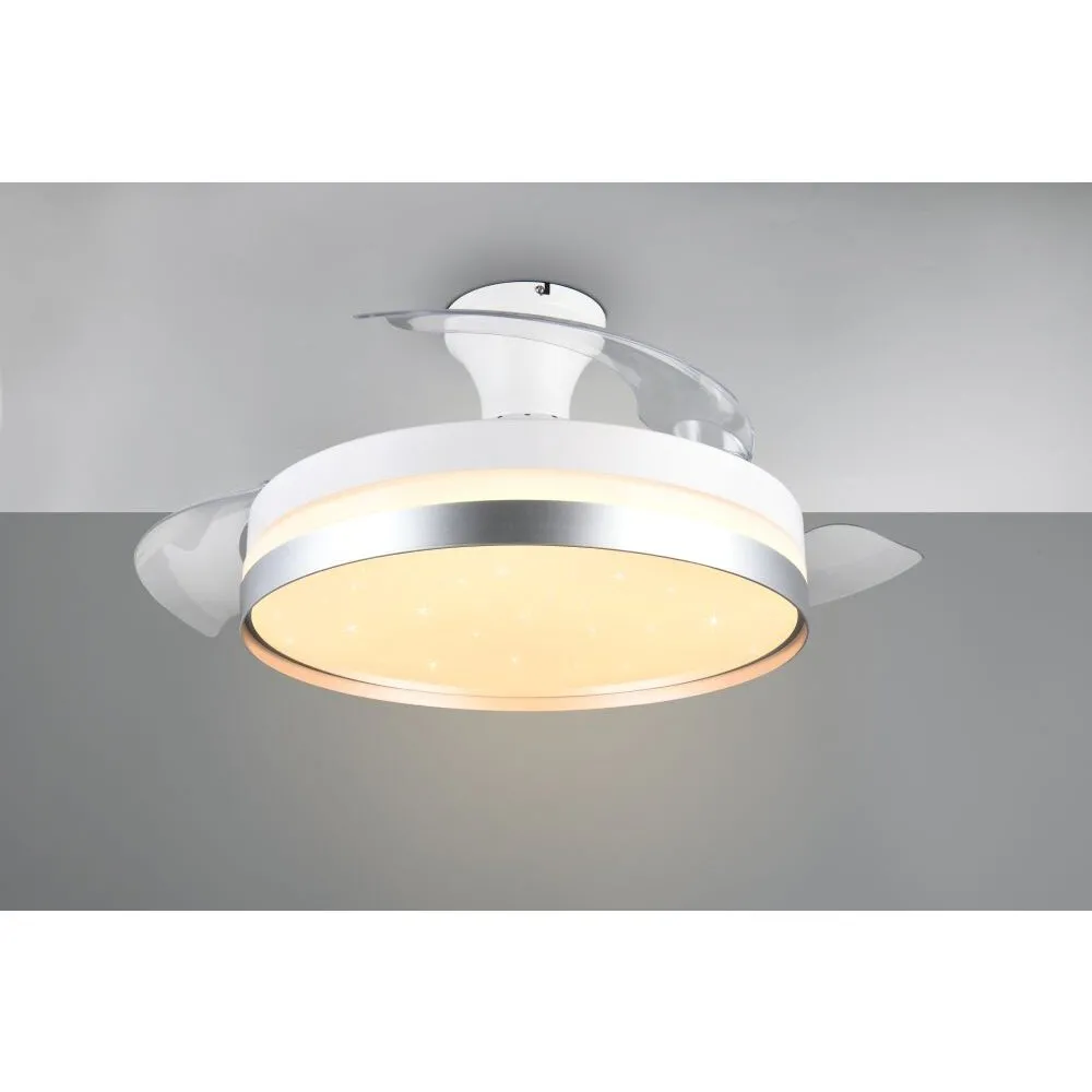 Reality LINDBERG Deckenventilator LED Titan, 1-flammig, Fernbedienung R67382187