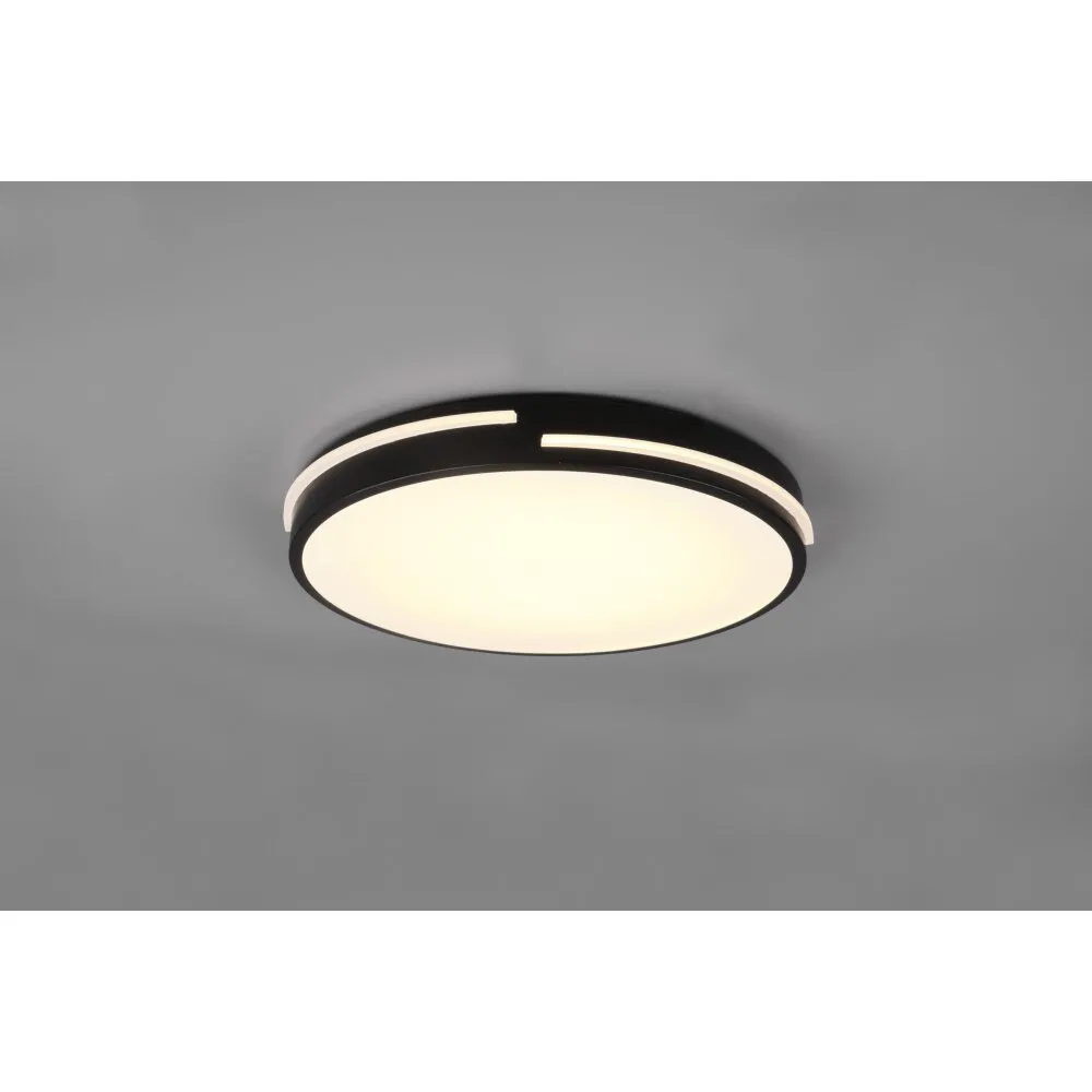 Reality Tacoma Deckenleuchte LED Schwarz, 1-flammig, Fernbedienung