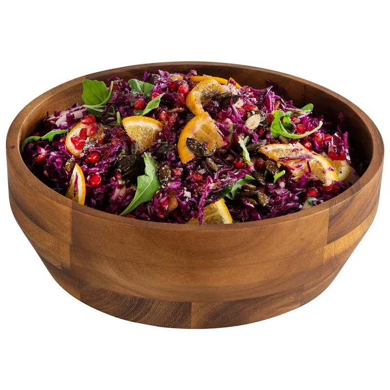 Schale ACACIA, Ø 25 cm, H: 8,5 cm, Akazienholz geölt, Inhalt 2,5 Liter