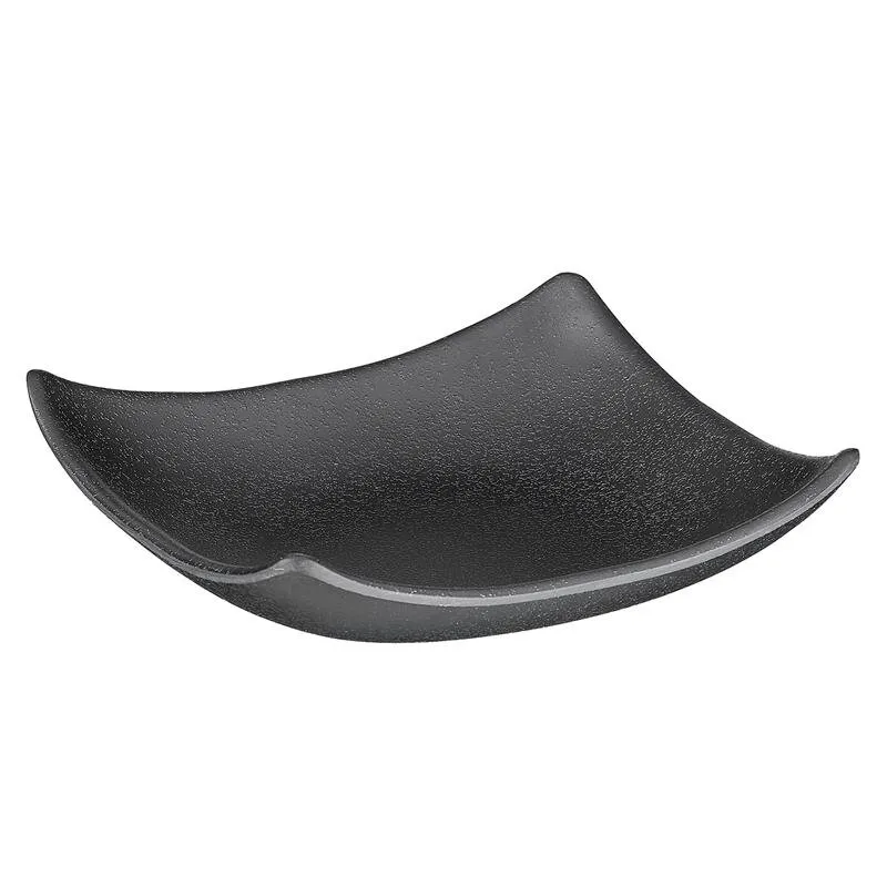 Schale ZEN - Melamin - schwarz Steinoptik -10,5 x 10,5 cm - H: 3 cm