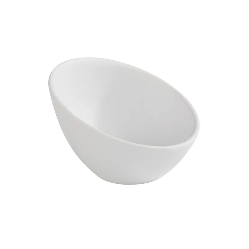 Schale ZEN - Melamin - weiß Steinoptik - Ø 10 cm - H: 7 cm