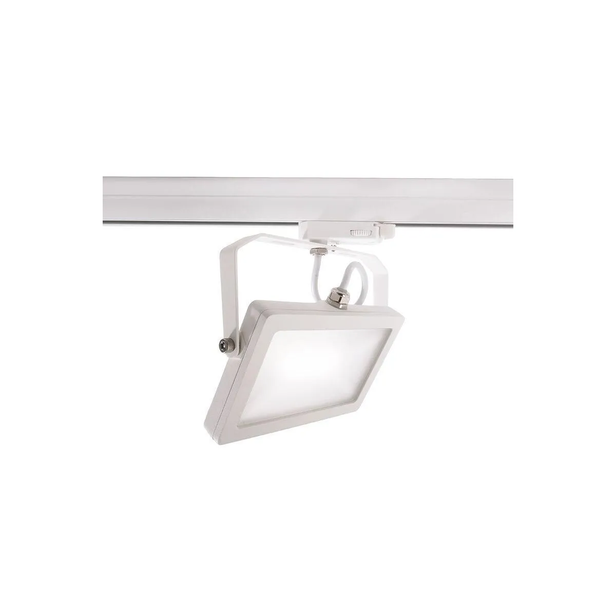 Schienensystem 3-Phasen 230V, Flood SMD, 15 W, 4000 K, Weiß, 220-240V AC/50-60Hz, 15,00 W