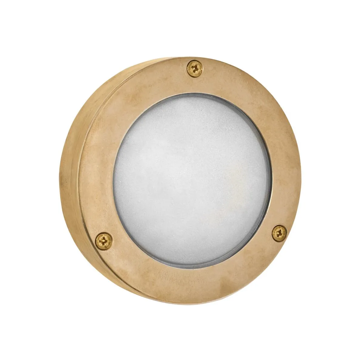 Schiffsleuchte rund Ø14cm Massiv Messingguss GX53