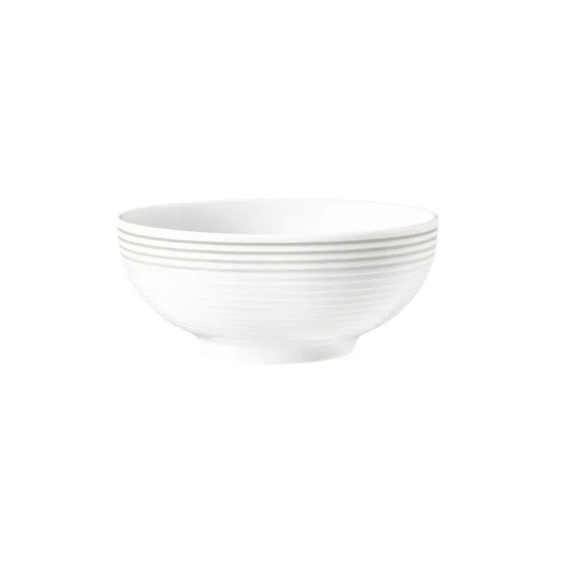 Blues, Perlgrau, Foodbowl rund mit Relief, Ø 12,8 cm, Inhalt: 42 cl