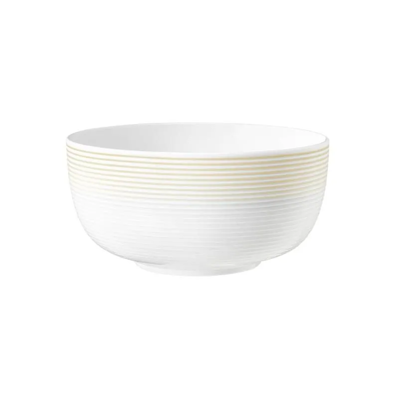 Blues, Sandbeige, Foodbowl rund mit Relief, Ø 17,7 cm, Inhalt: 152 cl