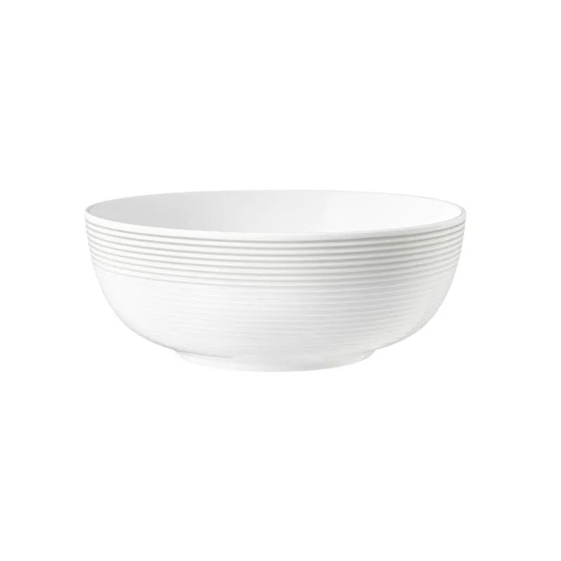 Blues, Perlgrau, Foodbowl rund mit Relief, Ø 20,4 cm, Inhalt: 172 cl