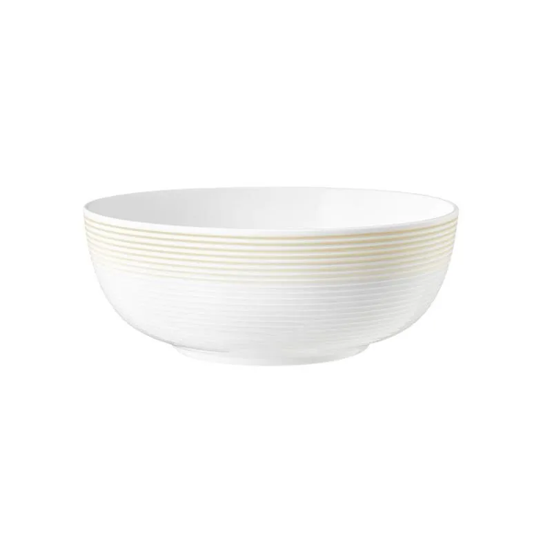 Blues, Sandbeige, Foodbowl rund mit Relief, Ø 20,4 cm, Inhalt: 172 cl