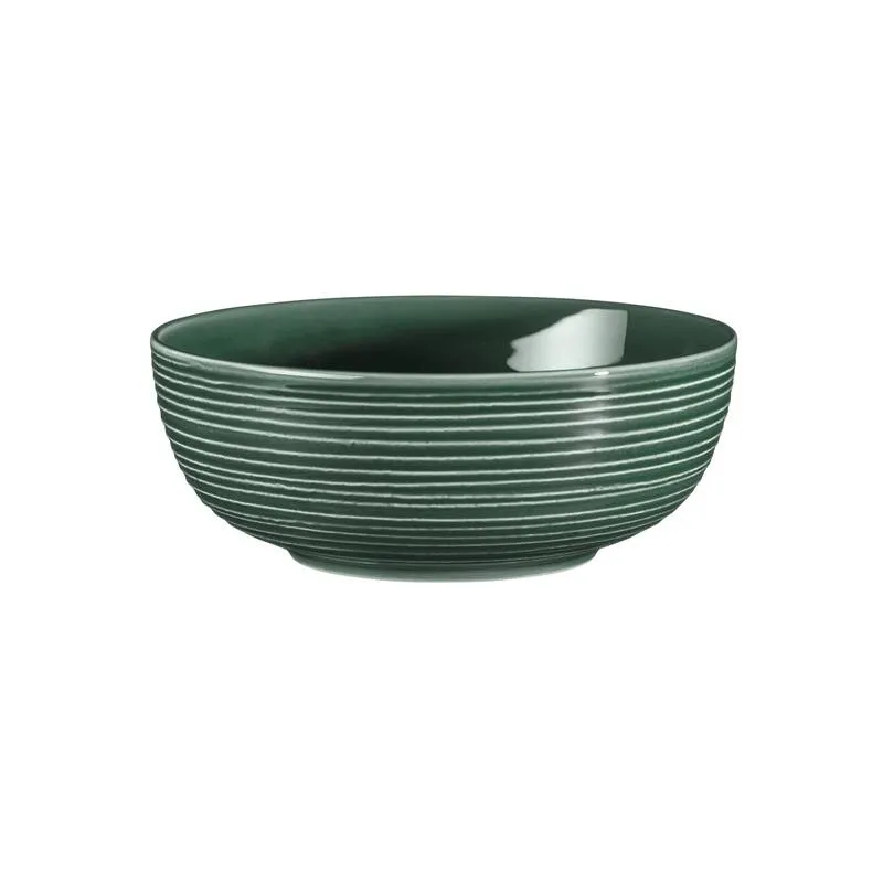 Terra, Moosgrün, Foodbowl rund mit Relief, Ø 20,4 cm, Inhalt: 172 cl