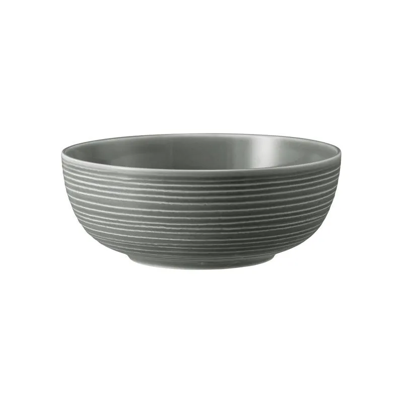 Terra, Perlgrau, Foodbowl rund mit Relief, Ø 20,4 cm, Inhalt: 172 cl