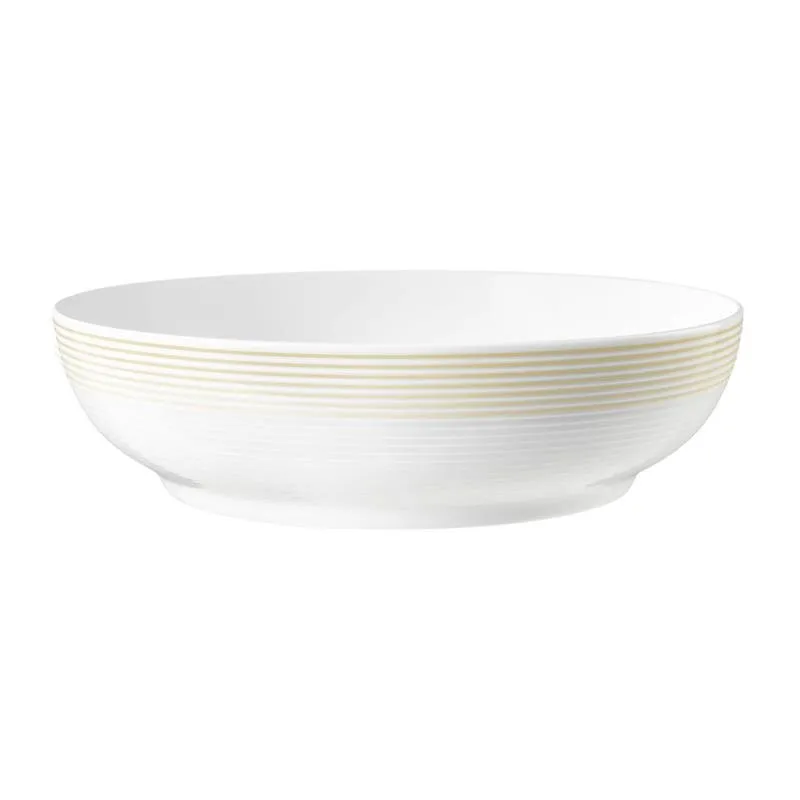 Blues, Sandbeige, Foodbowl rund mit Relief, Ø 25,5 cm, Inhalt: 235 cl