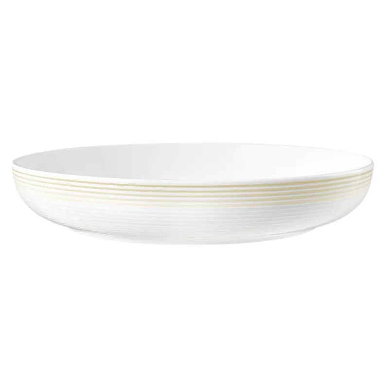 Blues, Sandbeige, Foodbowl rund mit Relief, Ø 28,2 cm, Inhalt: 227 cl