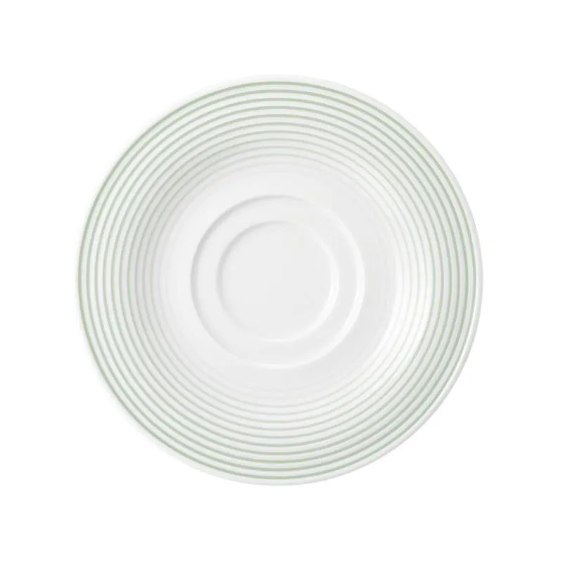 Blues, Salbeigrün, Kombi-Untertasse 1 rund mit Relief, Ø 16,9 cm