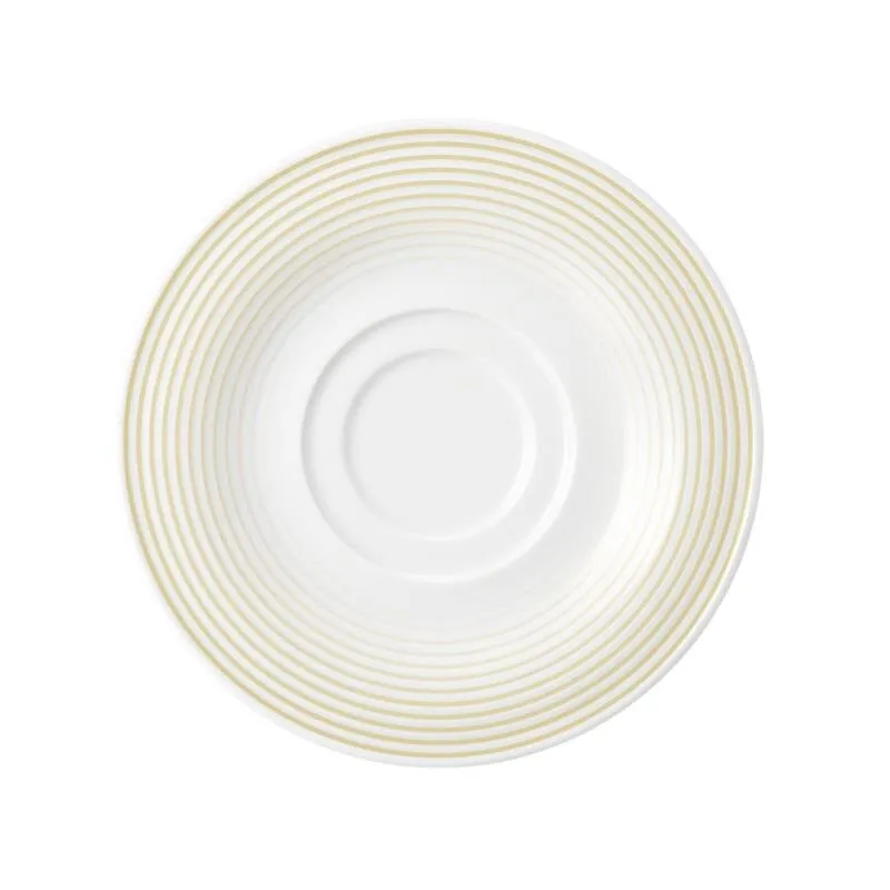 Blues, Sandbeige, Kombi-Untertasse 1 rund mit Relief, Ø 16,9 cm