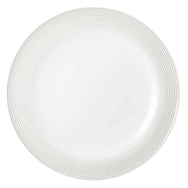 Blues, Perlgrau, Teller flach rund, Ø 33,2 cm