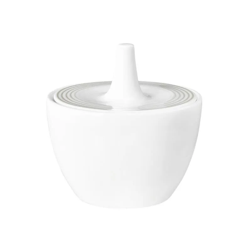 Blues, Perlgrau, Zuckerdose, Ø 10 cm, Inhalt: 27 cl