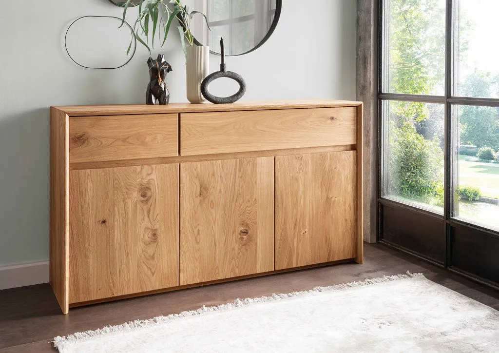 Sideboard 155x85cm "Luzern" Wildeiche geölt