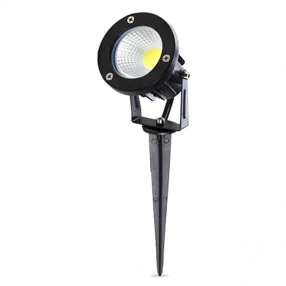 LED-Gartenstrahler 7W 630Lm 6000ºK Spike 50.000H [SL-CPDC09-7W-CW]