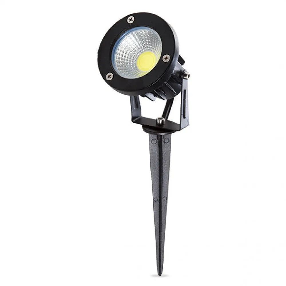 LED-Gartenstrahler 9W 810Lm 6000ºK Spike 50.000H [SL-CPDC09-9W-CW]