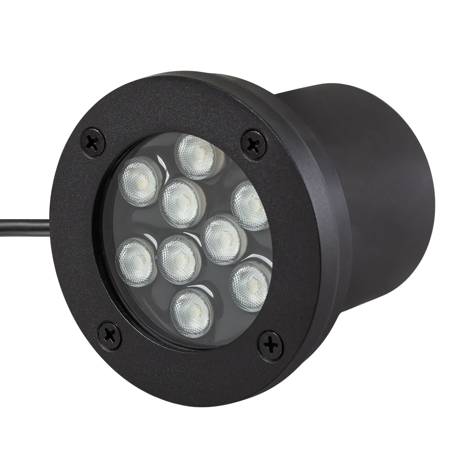 LED-Einbaustrahler 9W 810Lm Ø90mm 85-265VAC IP67 60º 6000K [SL-JGD02-9W-CW]